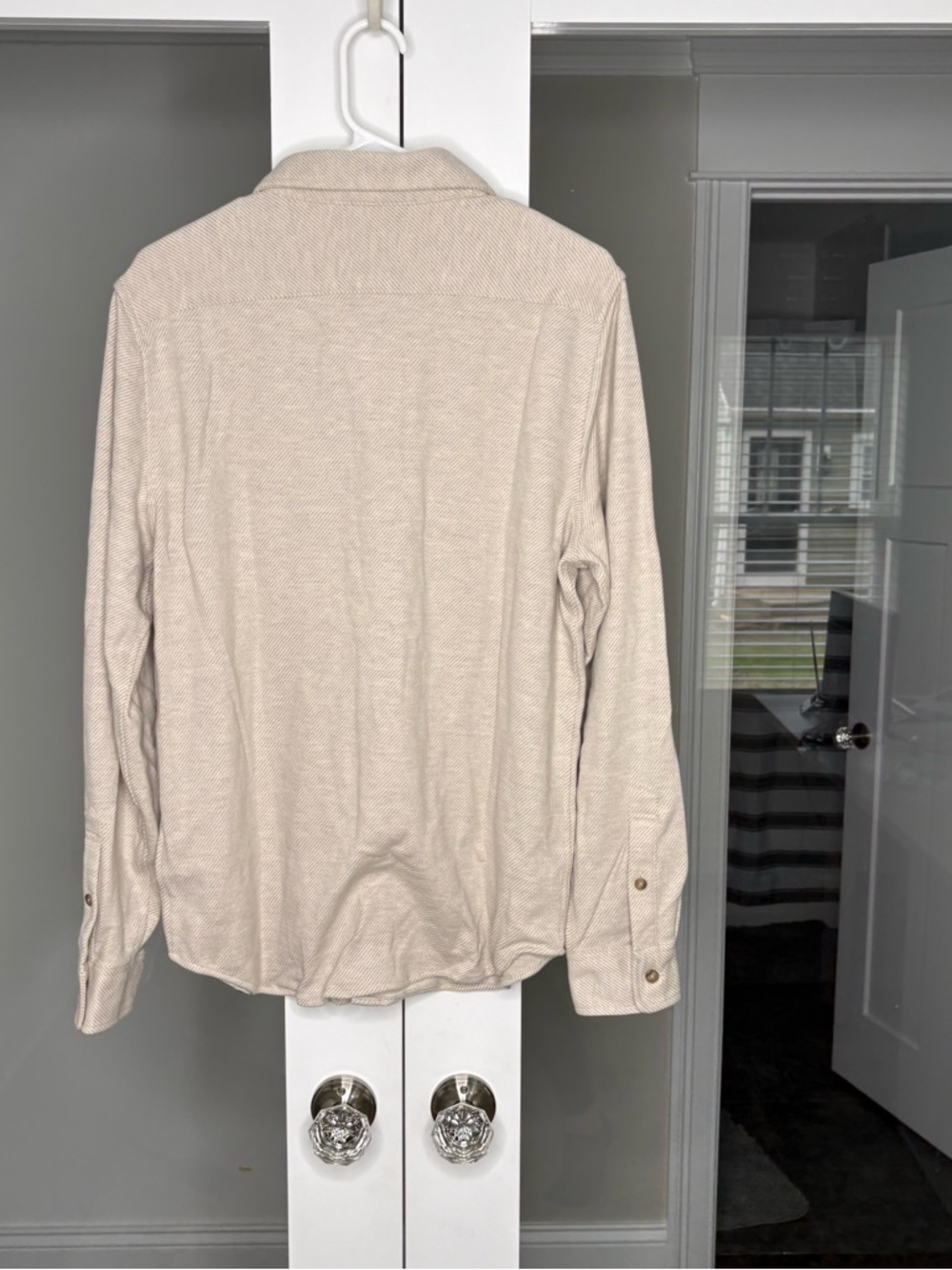 NWT J. Crew Lightweight Seaboard Soft-knit Shirt Twill Canvas Heather - Picture 3 of 5